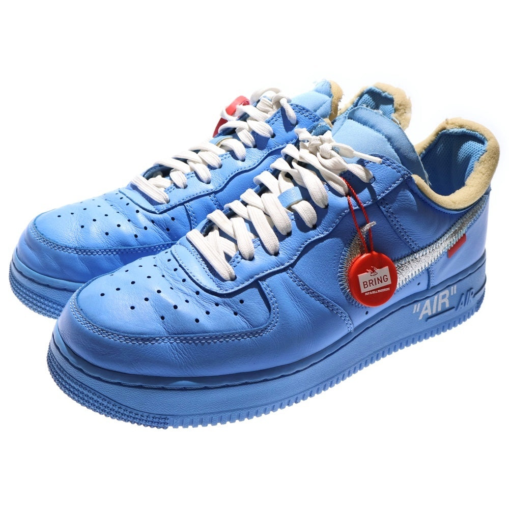NIKE(ナイキ) ×OFF-WHITE AIR FORCE 1 LOW MCA CI1173-400 オフホワイト エムシーエーエアフォース1 ローカットスニーカー ブルー US9/27.0cm