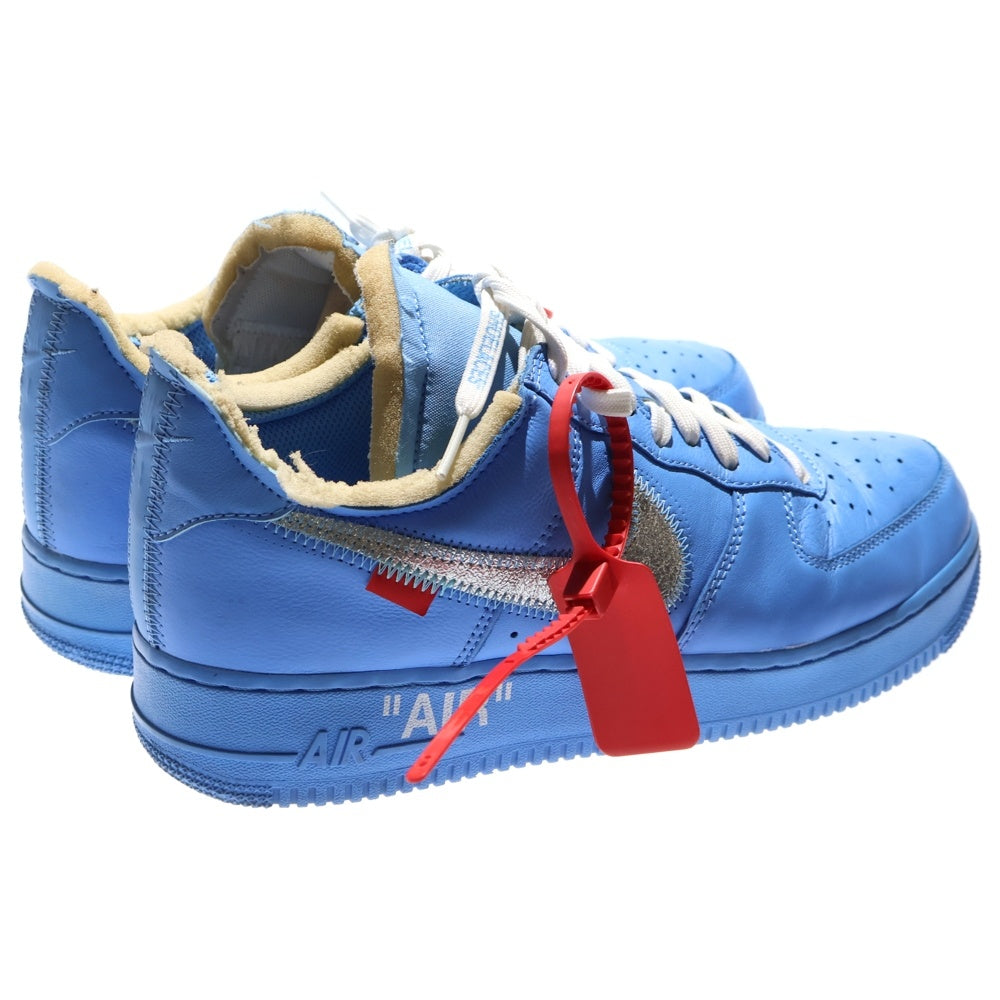 NIKE(ナイキ) ×OFF-WHITE AIR FORCE 1 LOW MCA CI1173-400 オフホワイト エムシーエーエアフォース1 ローカットスニーカー ブルー US9/27.0cm