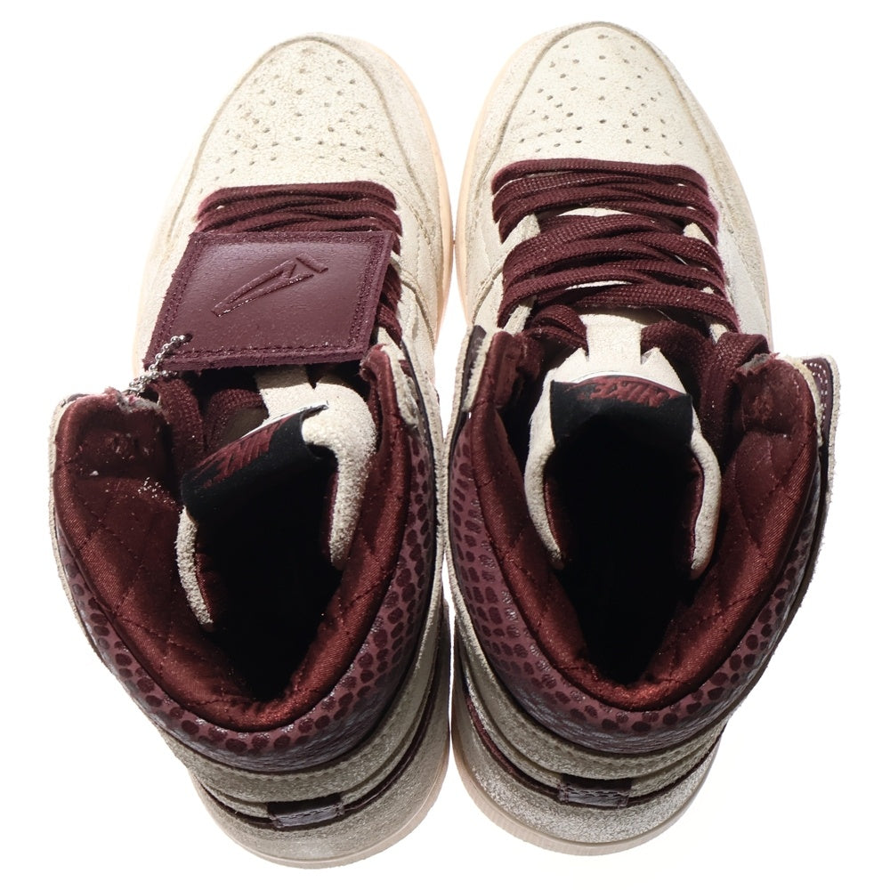 NIKE(ナイキ) ×A MA MANIERE AIR JORDAN 1 RETRO HIGH OG SP DO7097-100 アマ マニエール エアジョーダン1 ハイカットスニーカー US8/26.0cm ホワイト/ブラウン