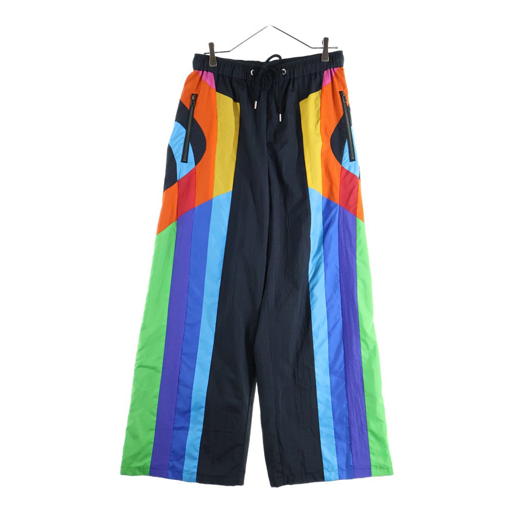 FACETASM(ファセッタズム) RINEBOW PATCHWORK NYLON PANTS SUNRISE MKS-PT-M13 ナイロンパッチワークパンツ マルチ