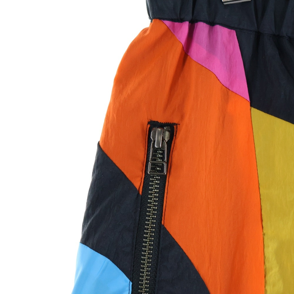 FACETASM(ファセッタズム) RINEBOW PATCHWORK NYLON PANTS SUNRISE MKS-PT-M13 ナイロンパッチワークパンツ マルチ