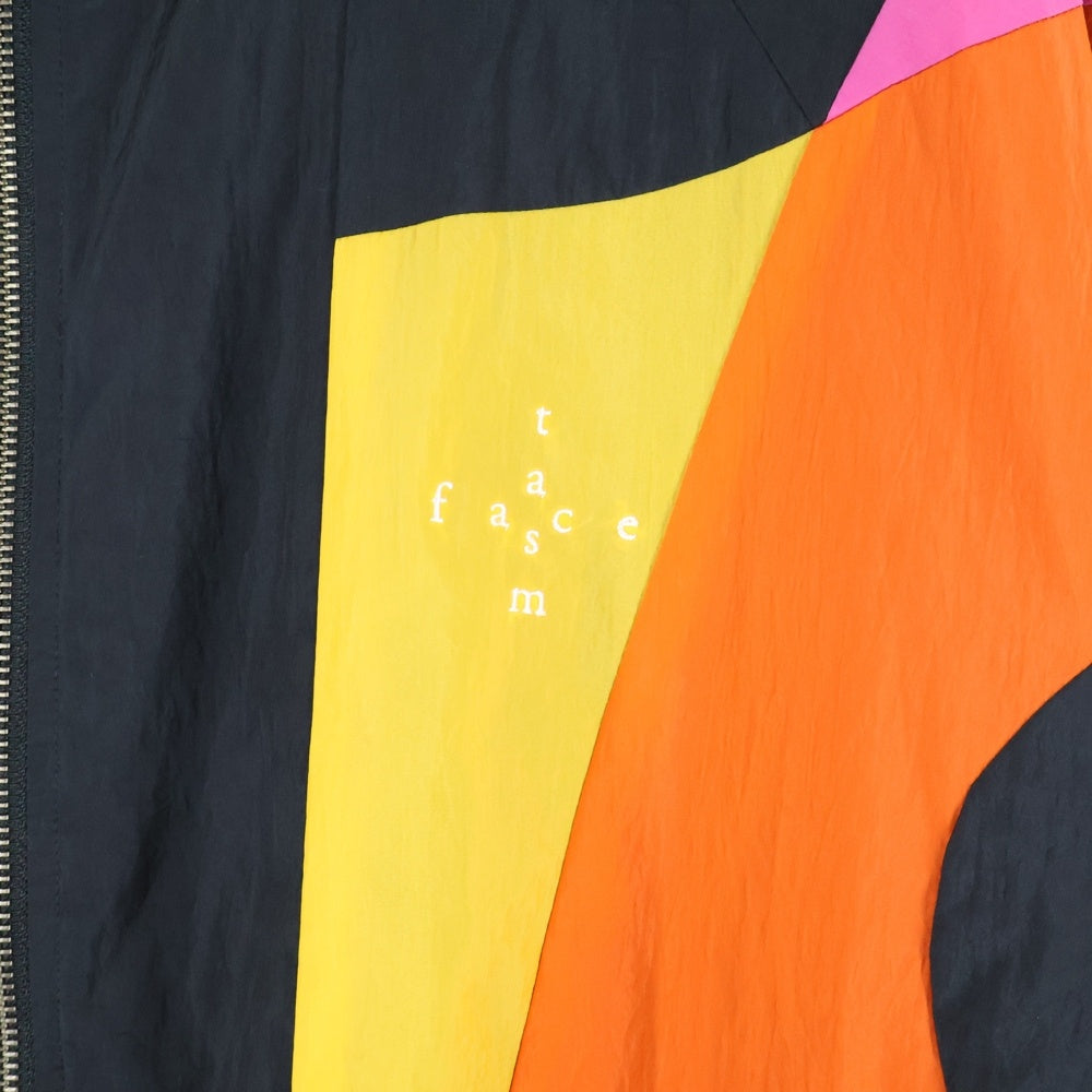FACETASM(ファセッタズム) RAINBOW PATCHWORK NYLON JACKET MKS-JK-M18 レインボー パッチワーク ナイロンジャケット マルチ