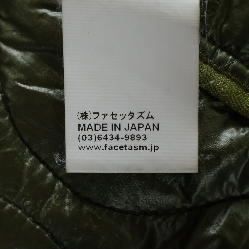 FACETASM(ファセッタズム) COTTON QUIL TED JACKET KR-JK-M13 ミリタリージャケット カーキ