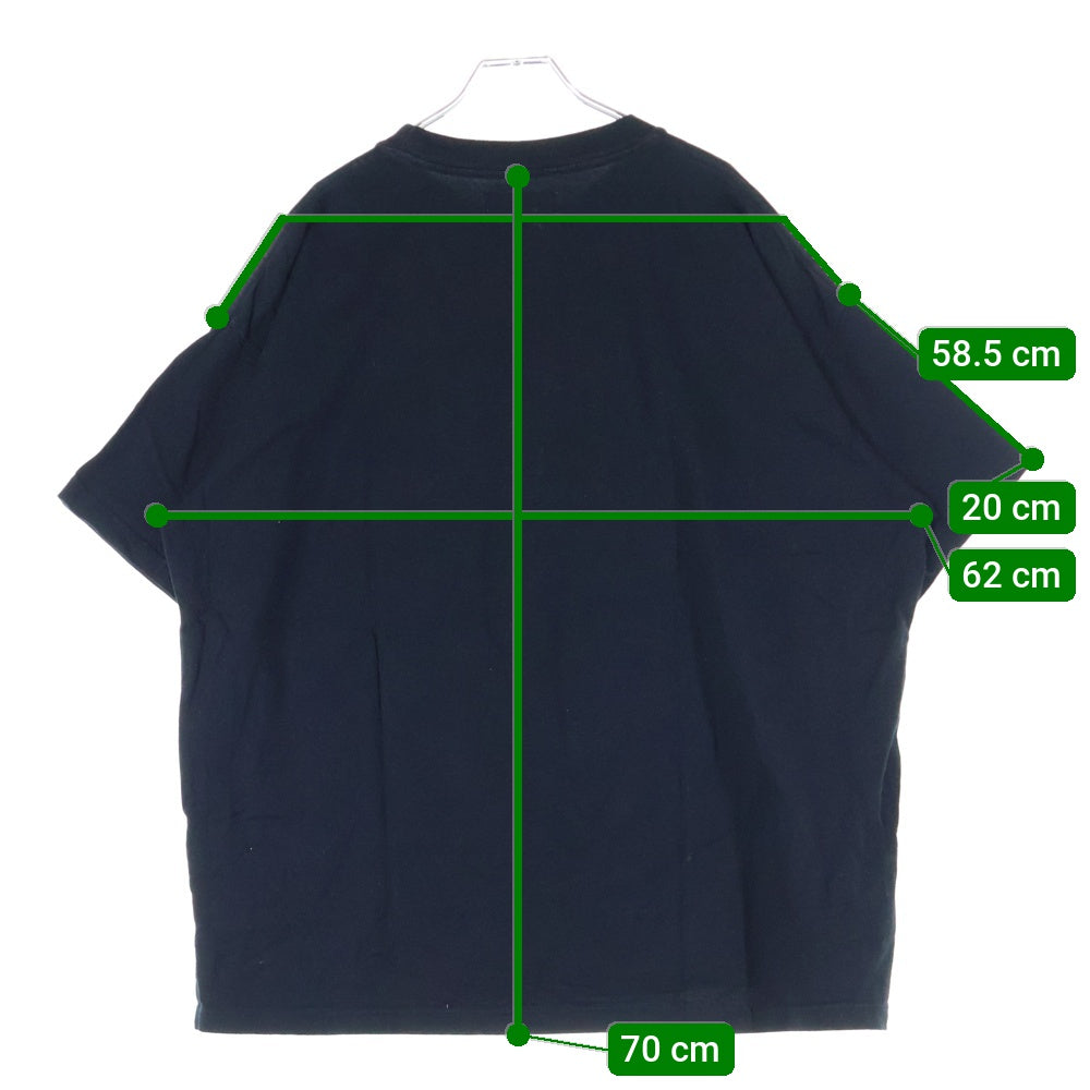 FACETASM(ファセッタズム) ABH-TEE-U19 ロゴプリント コットン 半袖Tシャツ クルーネックカットソー ブラック