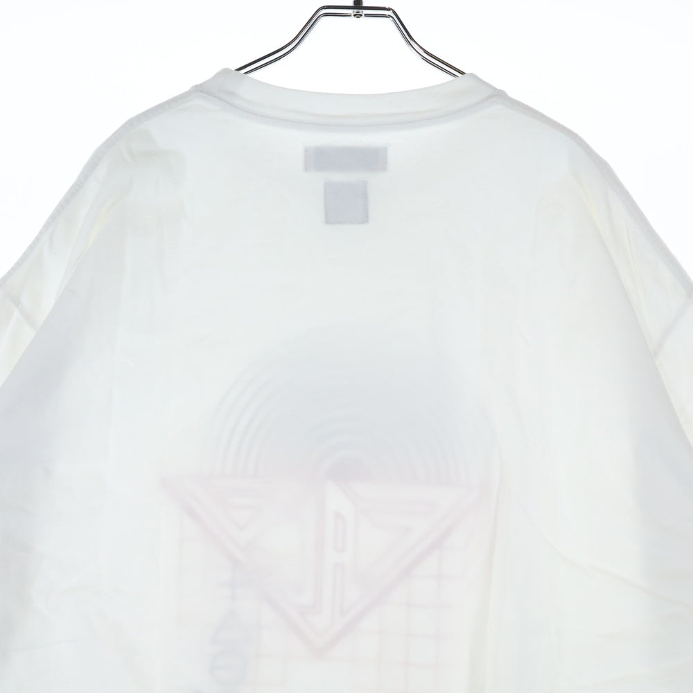 FACETASM(ファセッタズム) ABH-TEE-U19 ロゴプリント コットン 半袖Tシャツ クルーネックカットソー ホワイト