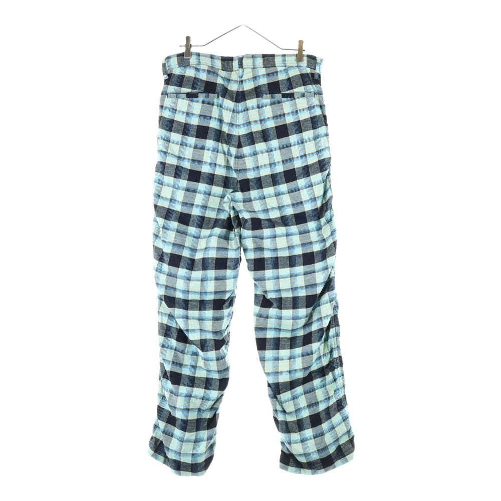FACETASM(ファセッタズム) 24AW KR-PT-M01 チェック コットン パンツ マルチ