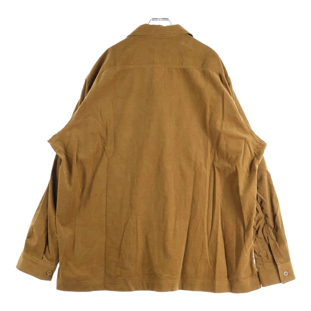 FACETASM(ファセッタズム) KR-SH-M01 フロントポケット コーデュロイジャケット ブラウン