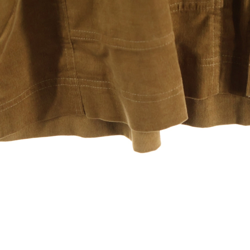 FACETASM(ファセッタズム) KR-SH-M01 フロントポケット コーデュロイジャケット ブラウン