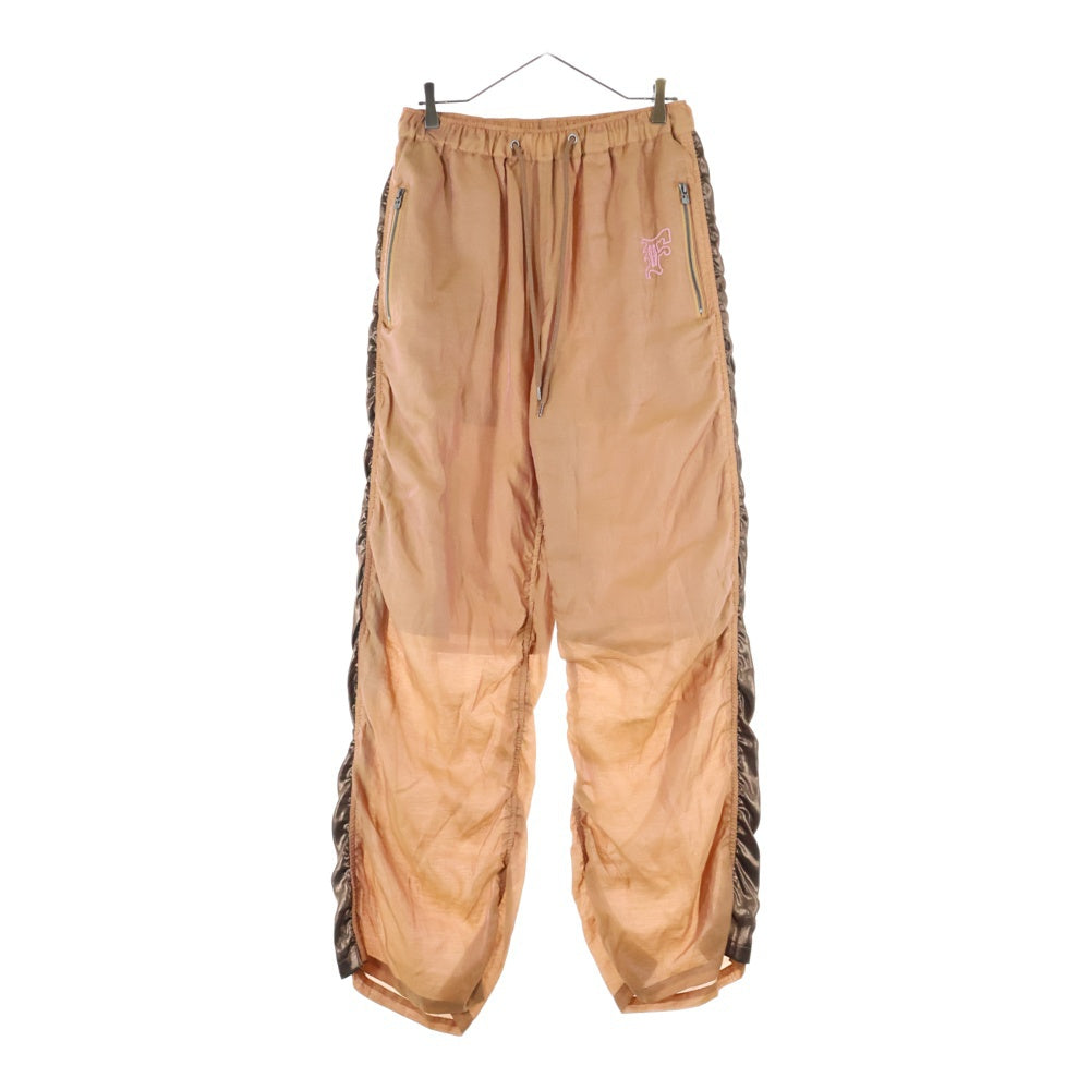 FACETASM(ファセッタズム) 25SS NAT-PT-U09 サイドライン コットンパンツ オレンジ