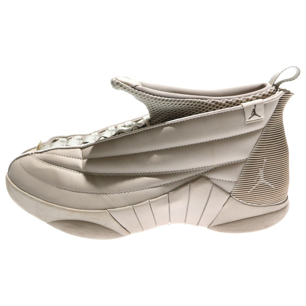 NIKE(ナイキ) ×Billie Eilish WMNS AIR JORDAN 15 DN2863-200 ×ビリーアイリッシュ ウィメンズ エアジョーダン15 ミドルカットスニーカー US11/28.0cm ベージュ レディース