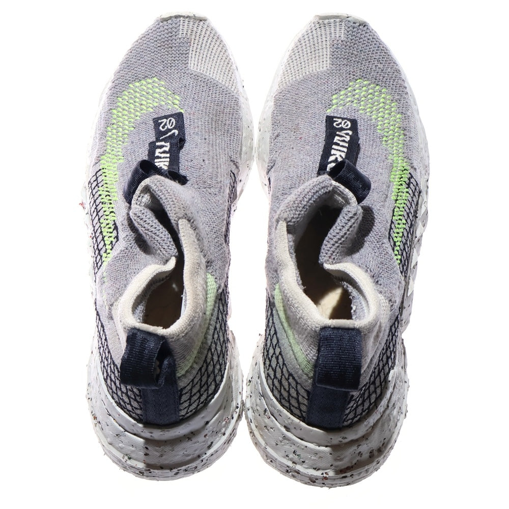 NIKE(ナイキ) SPACE HIPPIE 02 CQ3988-002 スペースヒッピー ローカットスニーカー US9.5/27.5cm グレー
