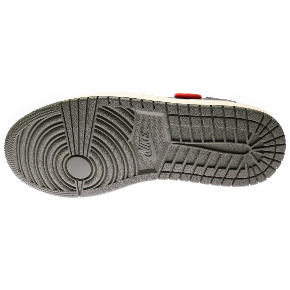 NIKE(ナイキ) ×トラヴィススコット AIR JORDAN 1 LOW OG SP Reverse Olive DM7866-200 エアジョーダン1 ローカットスニーカー US9.5/27.5cm