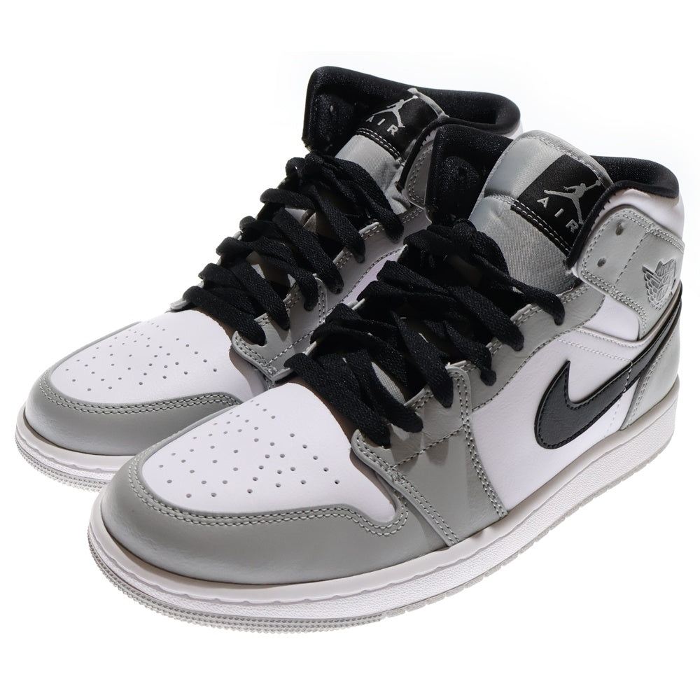 NIKE(ナイキ) AIR JORDAN 1 MID SMOKE GREY 554724-092 エアジョーダン 1 スモークグレー ミッドカットスニーカー グレー US9/27.0cm