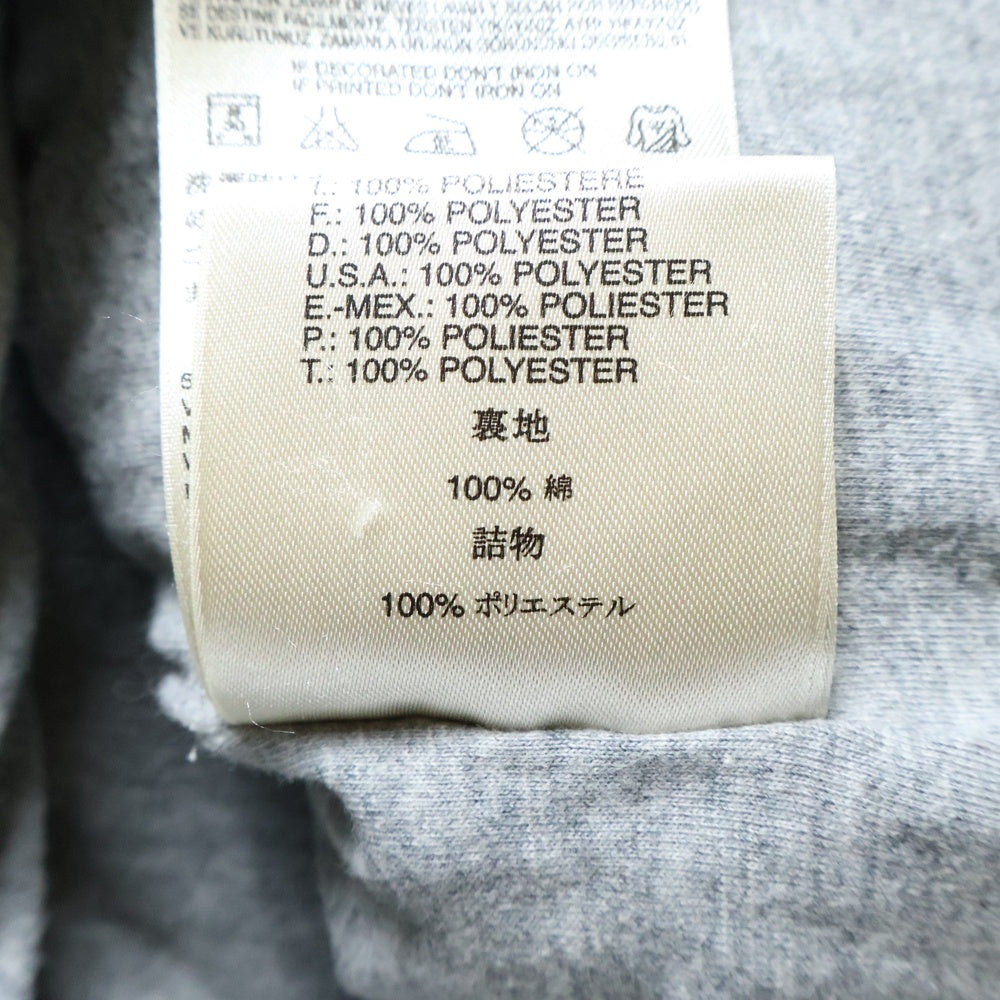 55DSL(フィフティファイブディーゼル) ジップアップ スウェットベスト ポリエステル グリーン/グレー