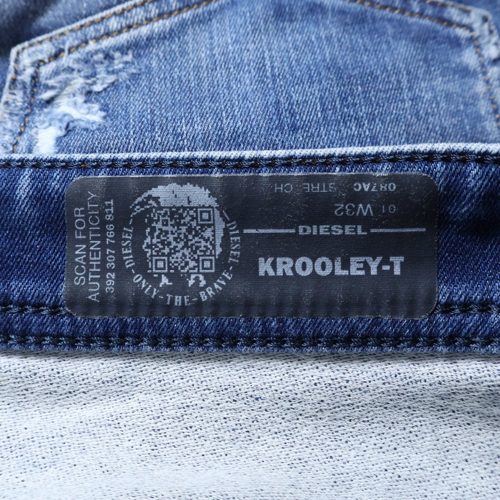 DIESEL(ディーゼル) ストレッチ テーパード ジーンズ デニム 087AC インディゴ