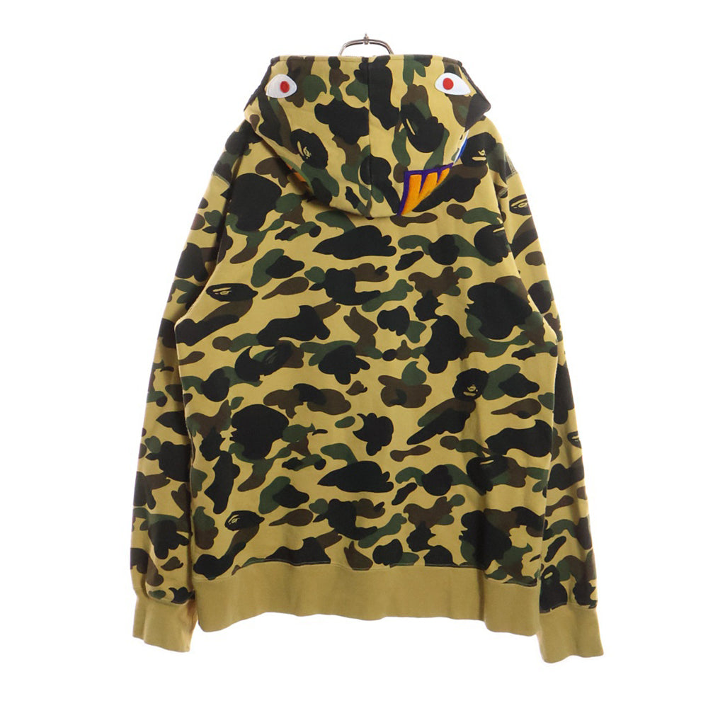 A BATHING APE(アベイシングエイプ) CAMO SHARK FULL ZIP HOODIE