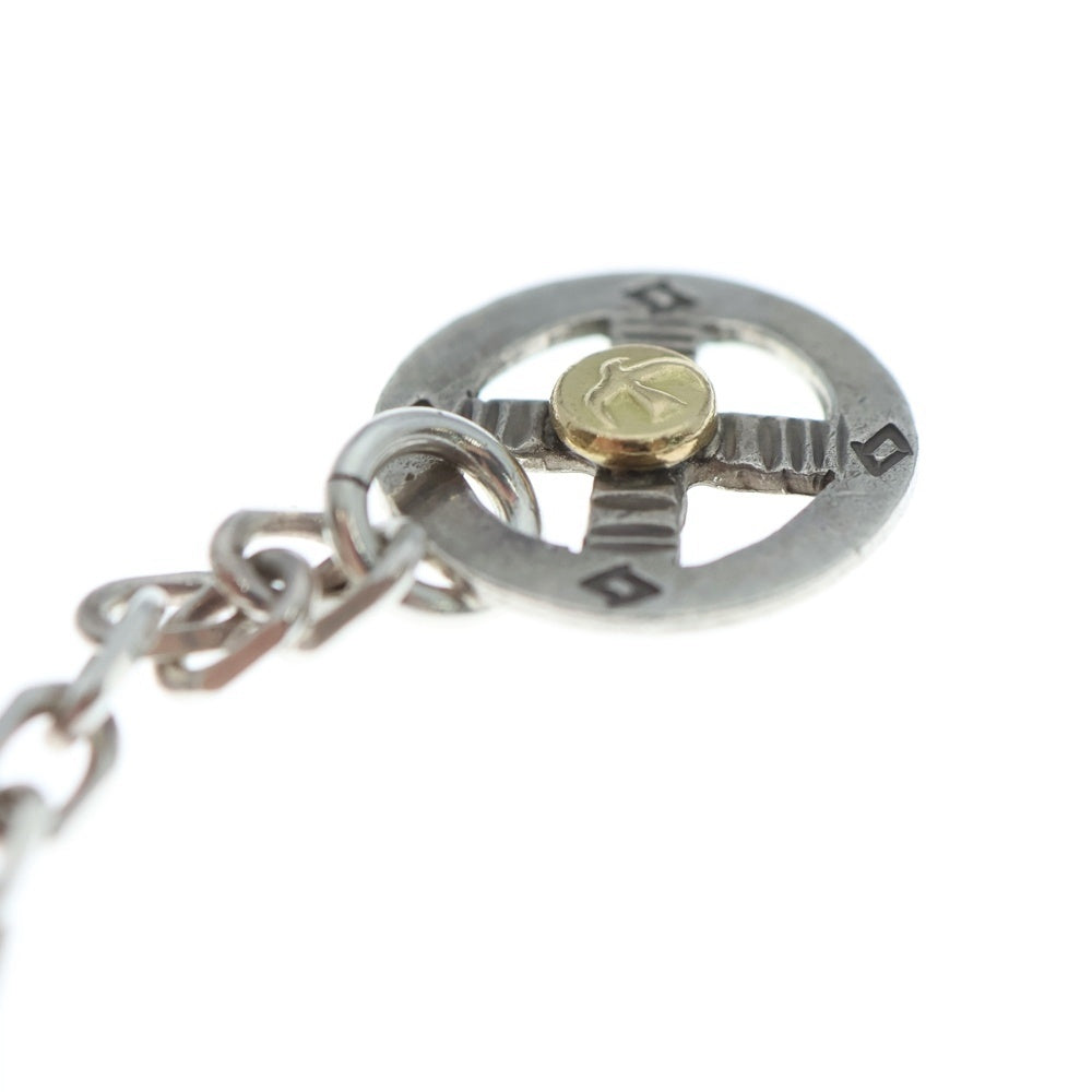 ゴローズ　メタル小　チェーン付き goro's（ゴローズ） メタル付きホイール細丸チェーン ネックレス