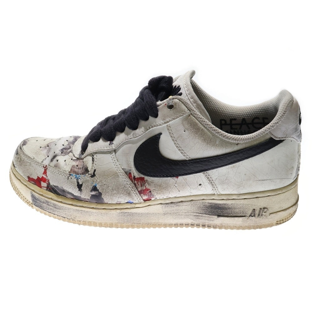 NIKE(ナイキ) ×PEACEMINUSONE AIR FORCE 1 LOW PARA-NOISE DD3223-100 ピースマイナスワン エア フォース 1 パラノイズ ローカットスニーカー US9.5/27.5cm ホワイト