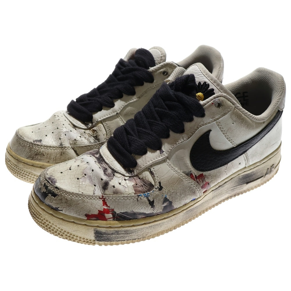 NIKE(ナイキ) ×PEACEMINUSONE AIR FORCE 1 LOW PARA-NOISE DD3223-100 ピースマイナスワン エア フォース 1 パラノイズ ローカットスニーカー US9.5/27.5cm ホワイト