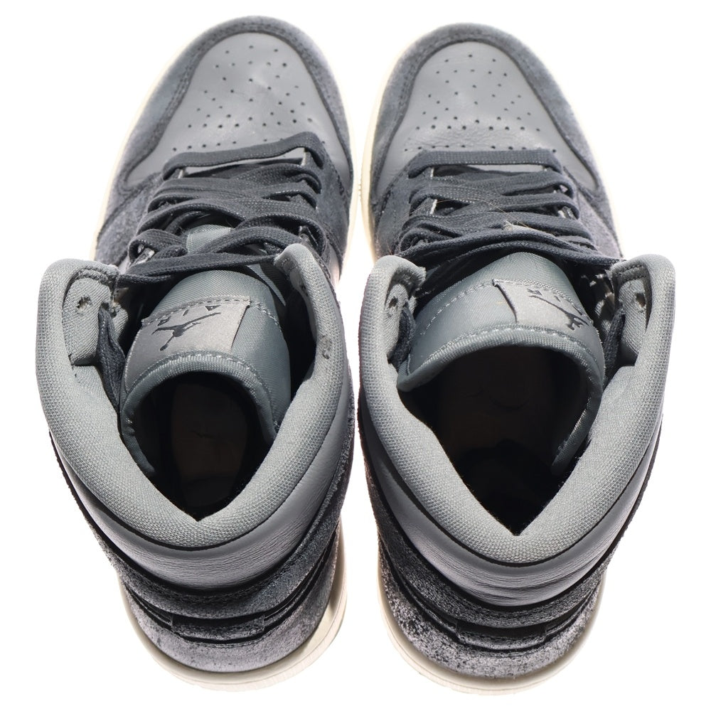 NIKE(ナイキ) WMNS AIR JORDAN 1 MID SE FJ3448-001 ウィメンズ エアジョーダン1 ミッドカットスニーカー US8/25.0cm グレー レディース