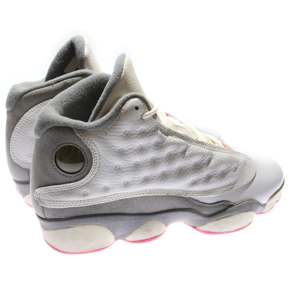 NIKE(ナイキ) AIR JORDAN 13 RETRO WHITE SPARK STEALTH GS エアジョーダン13 レトロ ホワイト スパーク ステルス ハイカットスニーカー US6.5Y/24.5cm 439358-101 レディース