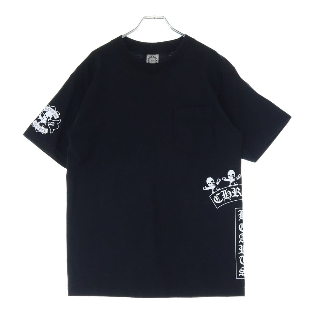 CHROME HEARTS(クロムハーツ) OLD FOTI HARRIS TEETER オールド フォティ ハリスティーター Tバー プリント半袖Tシャツ クルーネックカットソー ブラック
