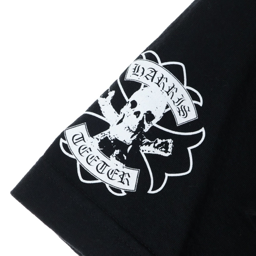 CHROME HEARTS(クロムハーツ) OLD FOTI HARRIS TEETER オールド フォティ ハリスティーター Tバー プリント半袖Tシャツ クルーネックカットソー ブラック