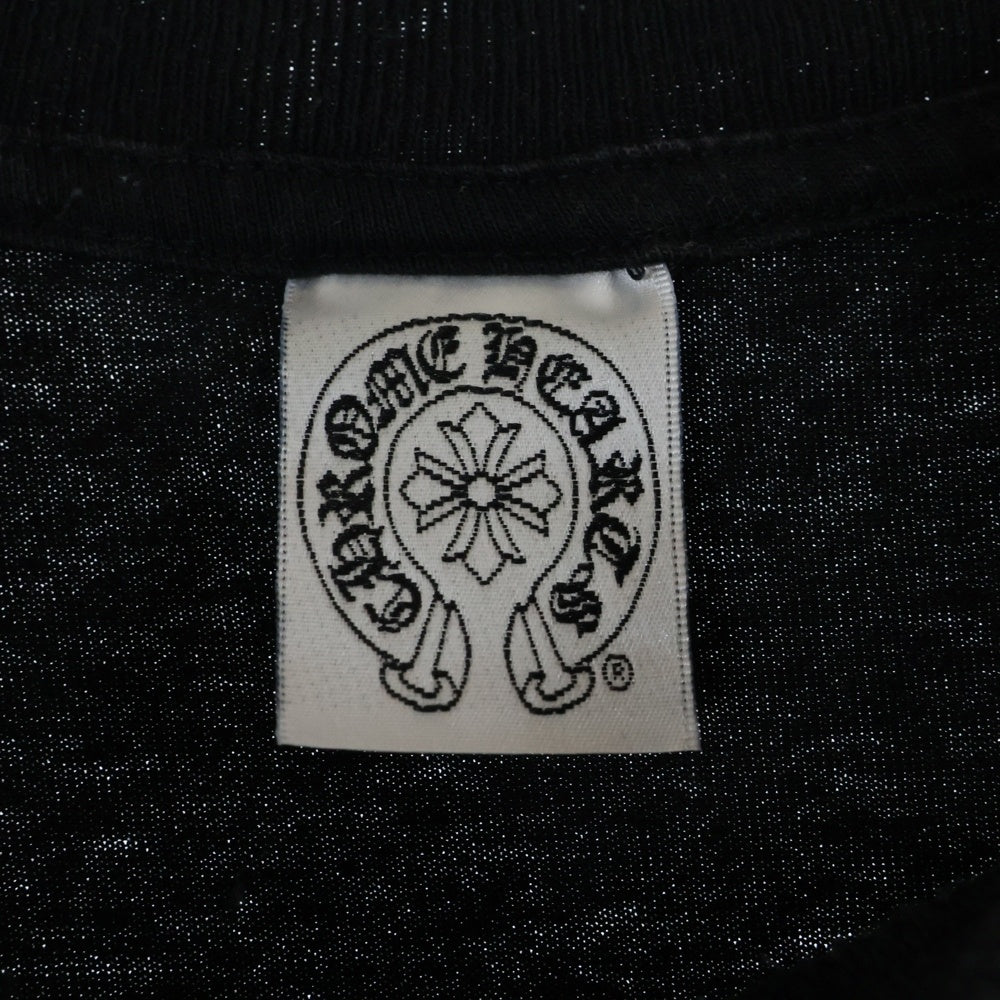 CHROME HEARTS(クロムハーツ) OLD FOTI HARRIS TEETER オールド フォティ ハリスティーター Tバー プリント半袖Tシャツ クルーネックカットソー ブラック
