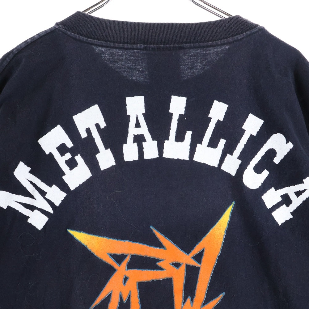 VINTAGE(ヴィンテージ) 90s METALLICA SAN FRANCISCO 15 YEARS LS TEE メタリカ サンフランシスコ 15周年記念 両面プリント長袖Tシャツ カットソー ブラック