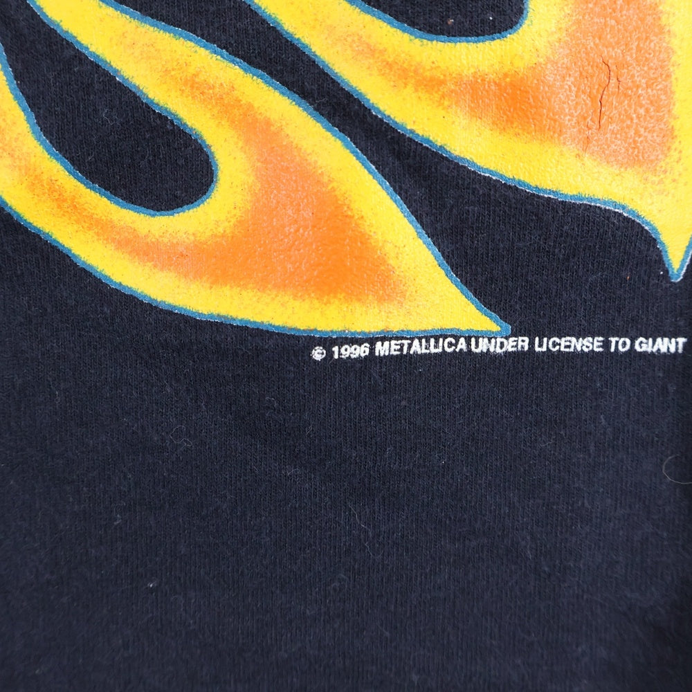 VINTAGE(ヴィンテージ) 90s METALLICA SAN FRANCISCO 15 YEARS LS TEE メタリカ サンフランシスコ 15周年記念 両面プリント長袖Tシャツ カットソー ブラック