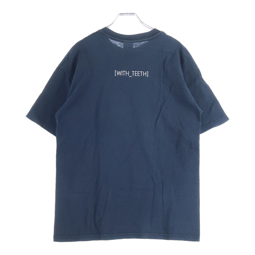 VINTAGE(ヴィンテージ) 00s NINE INCH NAILS WITH TEETH TEE ナインインチ ネイルズ ウィズ ティース フロントプリント 半袖Tシャツ カットソー ブラック