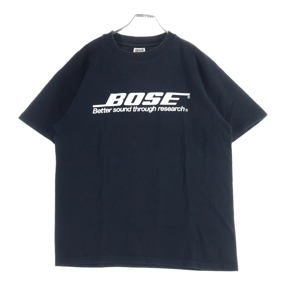 VINTAGE(ヴィンテージ) 90s BOSE ボーズ クルーネック 半袖Tシャツ カットソー ブラック