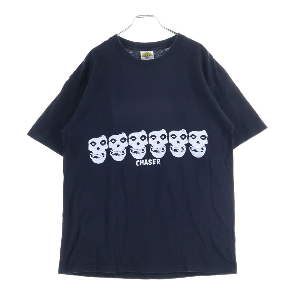 VINTAGE(ヴィンテージ) 90~00s MISFITS TEE ミスフィッツ 両面プリント クルーネック 半袖Tシャツ カットソー ブラック