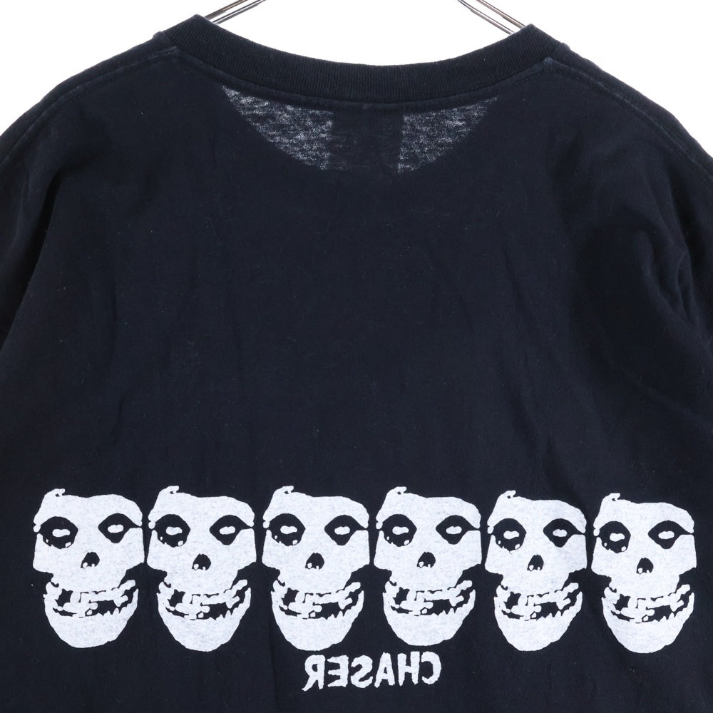 VINTAGE(ヴィンテージ) 90~00s MISFITS TEE ミスフィッツ 両面プリント クルーネック 半袖Tシャツ カットソー ブラック