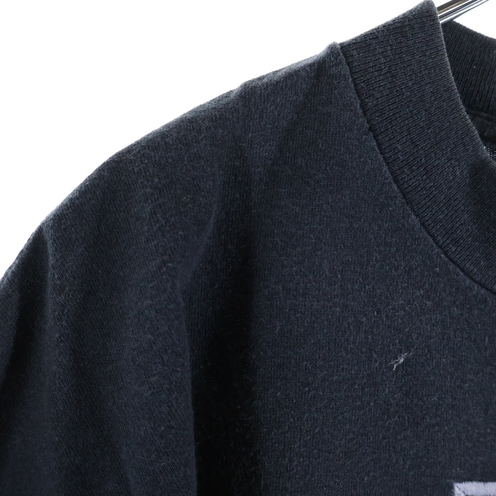 VINTAGE(ヴィンテージ) 90s NINE INCH NAILS TEE ナインインチネイルズ 刺繍ロゴ バックプリント クルーネック 半袖Tシャツ ブラック