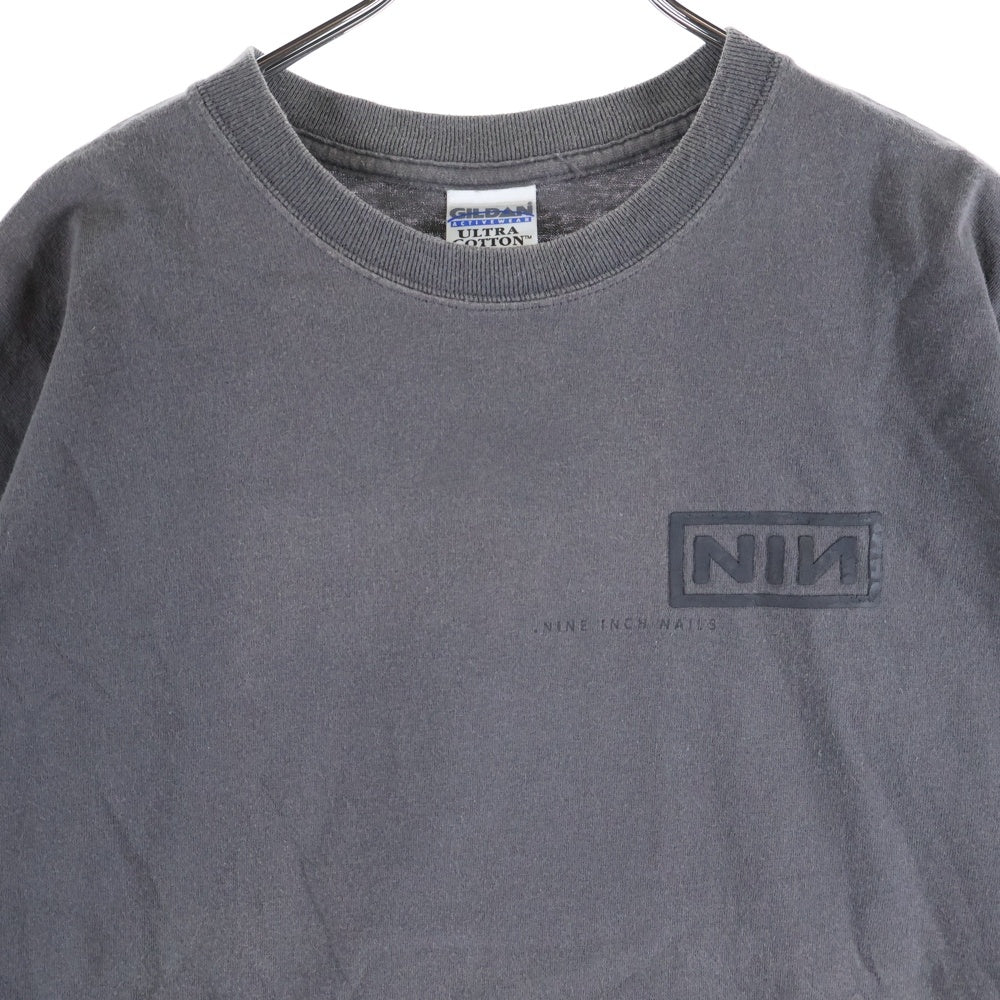 VINTAGE(ヴィンテージ) 00s NINE INCH NAILS TEE ナインインチネイルズ 両面プリント クルーネック 半袖Tシャツ カットソー グレー