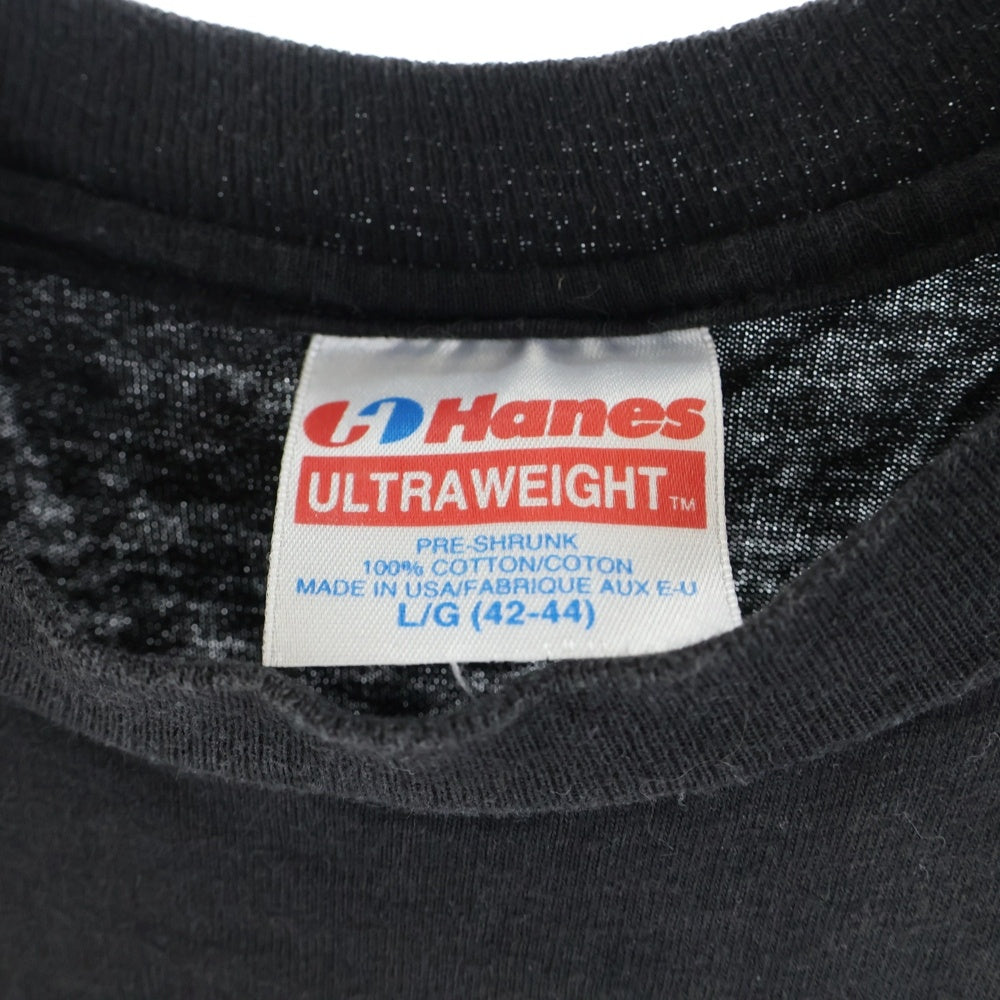 VINTAGE(ヴィンテージ) 80-90s VINTAGE PUBLIC ENEMY TARGET LOGO TEE HANES パブリックエナミー ターゲットロゴ クルーネック 半袖Tシャツ カットソー ブラック