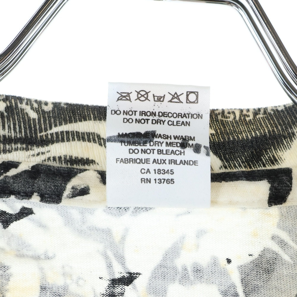 VINTAGE(ヴィンテージ) 90s SEPTIC DEATH PUSHEAD TEE セプティック デス パスヘッド 総柄 クルーネック 半袖Tシャツ カットソー ブラック/ホワイト