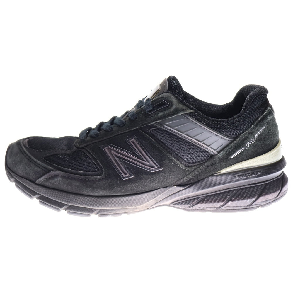 New Balance(ニューバランス) 990v5 メッシュローカットスニーカー M990BK5 ブラック US8.5/26.5cm