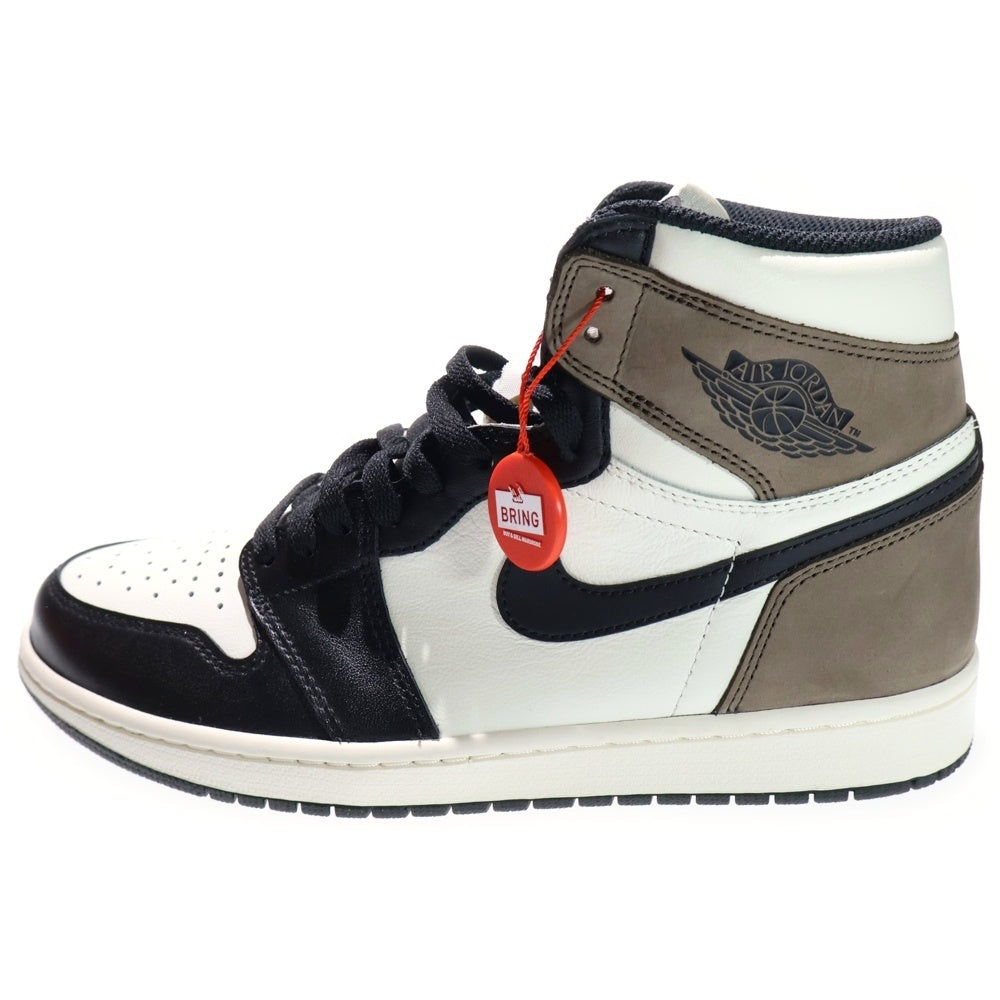 NIKE(ナイキ) AIR JORDAN 1 RETRO HIGH OG DARK MOCHA 555088-105 エアジョーダン1 ダークモカ ハイカットスニーカー ブラック/ブラウン US9.5/27.5cm