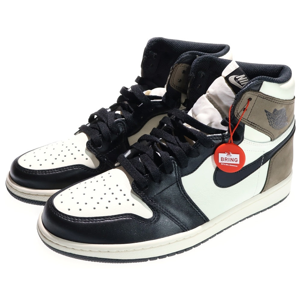 NIKE(ナイキ) AIR JORDAN 1 RETRO HIGH OG DARK MOCHA 555088-105 エアジョーダン1 ダークモカ ハイカットスニーカー ブラック/ブラウン US9.5/27.5cm