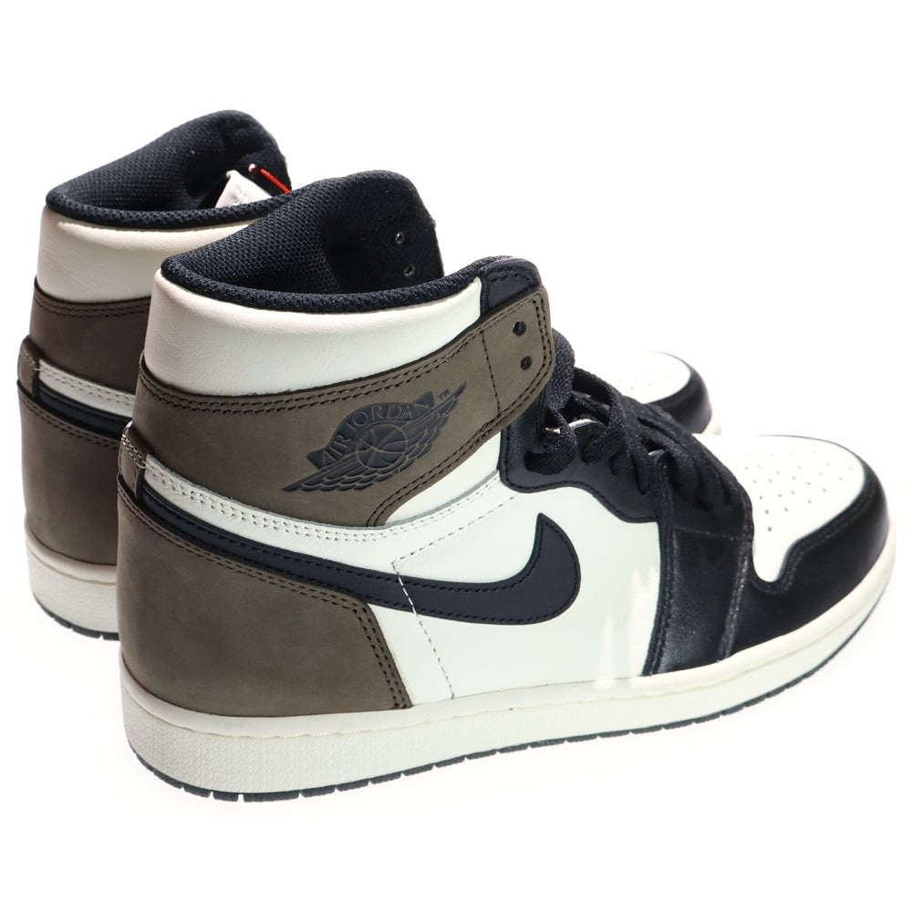 NIKE(ナイキ) AIR JORDAN 1 RETRO HIGH OG DARK MOCHA 555088-105 エアジョーダン1 ダークモカ ハイカットスニーカー ブラック/ブラウン US9.5/27.5cm