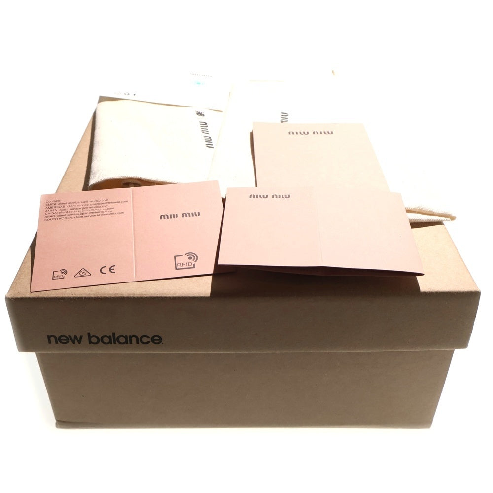 New Balance(ニューバランス) ×Miu Miu 530SL ミュウミュウ レザーローカットスニーカー レディース ホワイト 5E165E