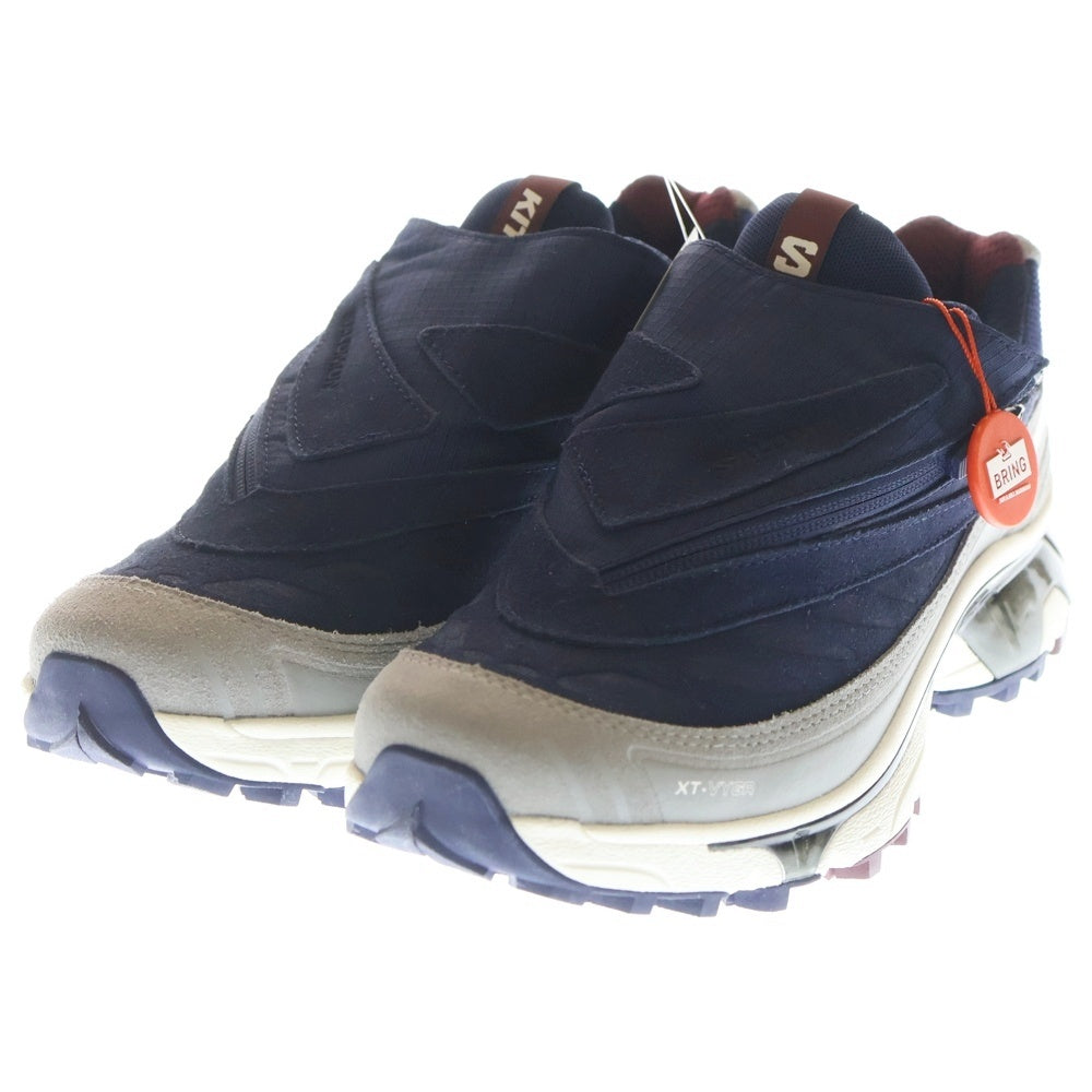 SALOMON(サロモン) ×KITH XT-4K 477738 ジップローカットスニーカー シューズ ネイビー US8.5/26.5cm