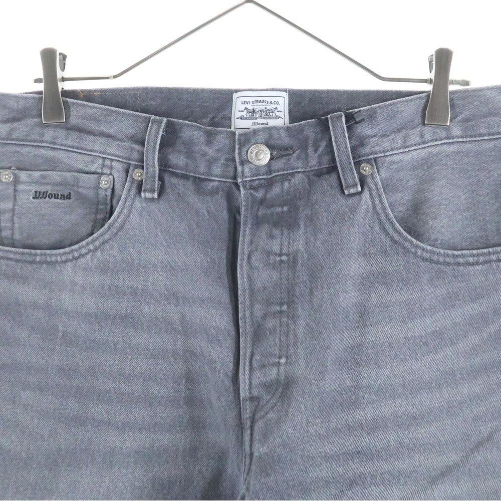 Levi's(リーバイス) ×Jjjjound 501 93 ボタンフライ デニムパンツ グレー