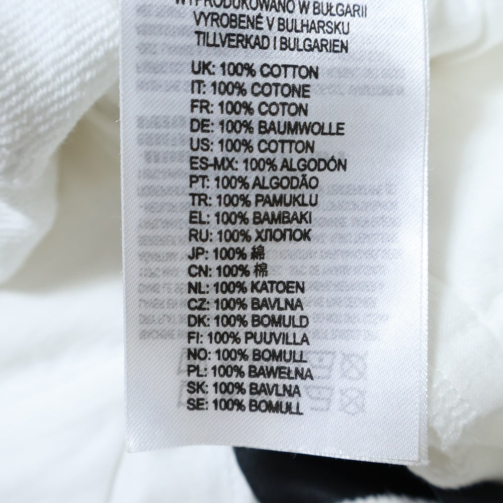 DIESEL(ディーゼル) ロゴプリント スウェット ハーフパンツ ホワイト