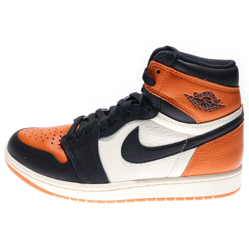 NIKE(ナイキ) AIR JORDAN 1 RETRO HIGH OG Shattered Backboard DZ5485-008 エア ジョーダン 1 レトロ シャッタードバックボード ハイカットスニーカー オレンジ US8/26.0cm