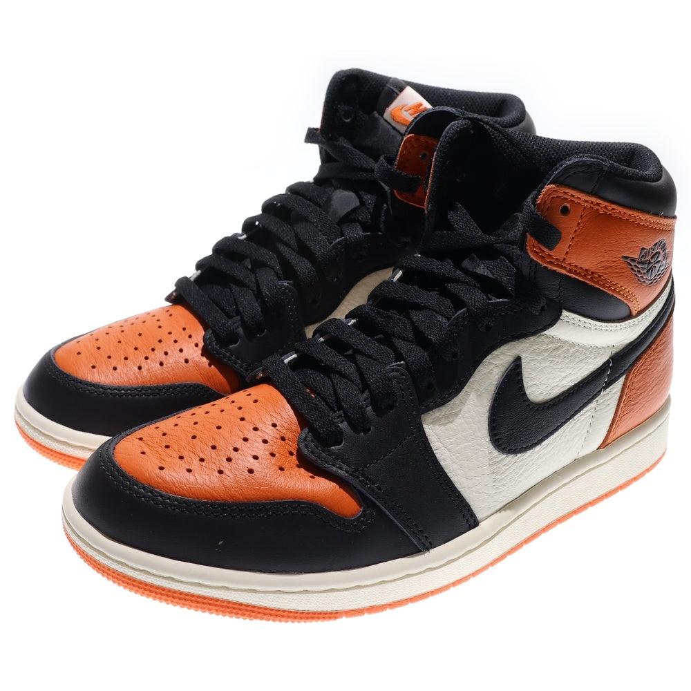 NIKE(ナイキ) AIR JORDAN 1 RETRO HIGH OG Shattered Backboard DZ5485-008 エア ジョーダン 1 レトロ シャッタードバックボード ハイカットスニーカー オレンジ US8/26.0cm