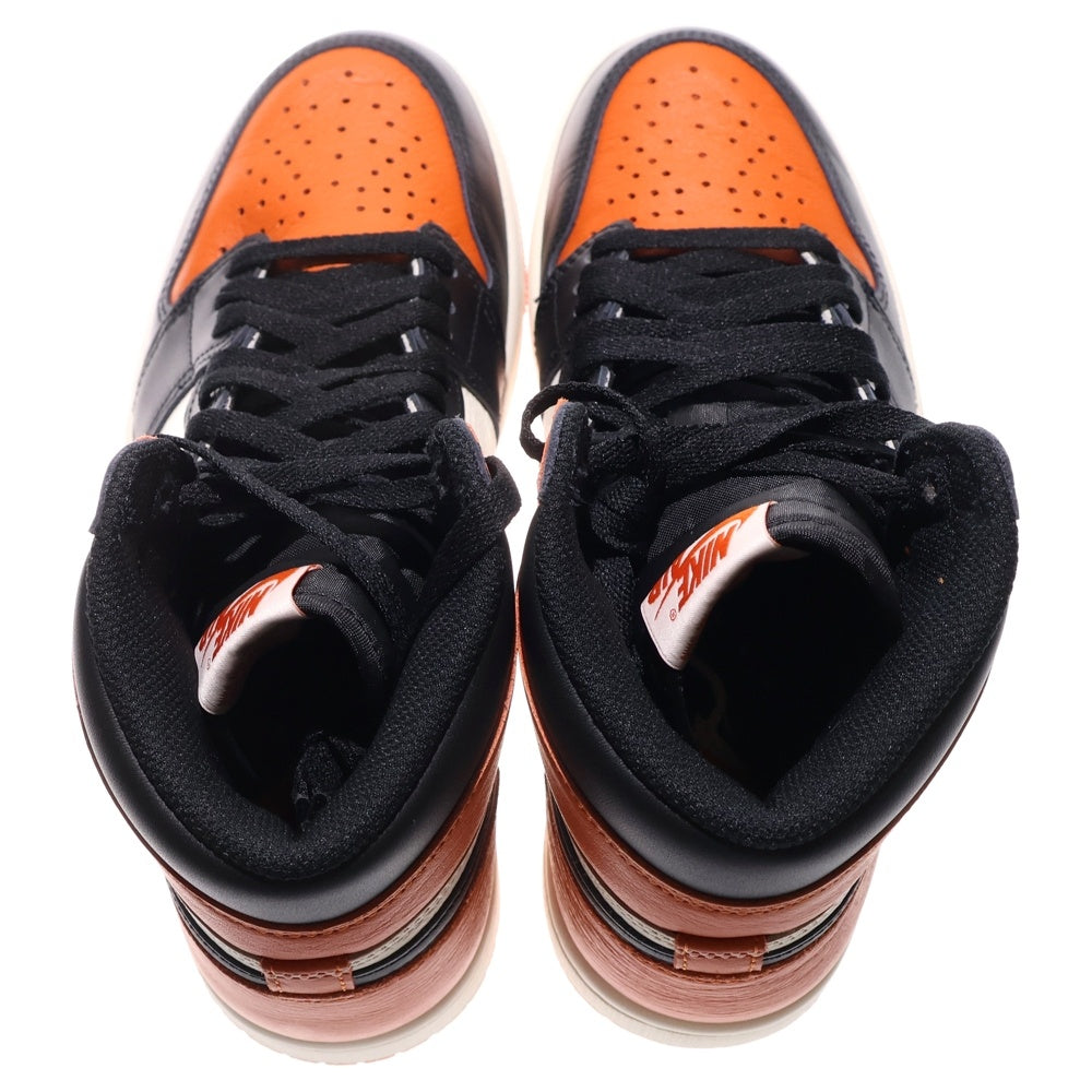 NIKE(ナイキ) AIR JORDAN 1 RETRO HIGH OG Shattered Backboard DZ5485-008 エア ジョーダン 1 レトロ シャッタードバックボード ハイカットスニーカー オレンジ US8/26.0cm