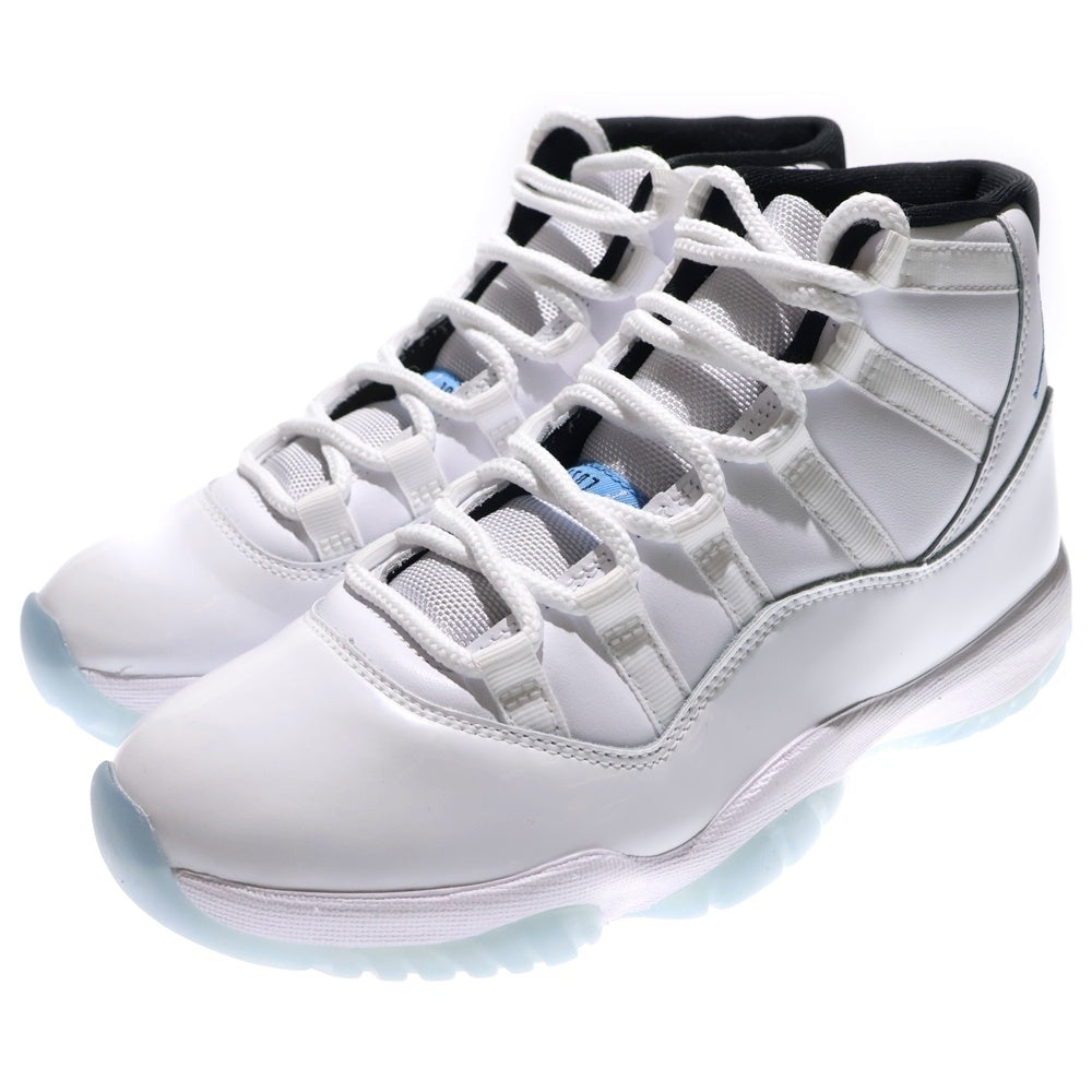 NIKE(ナイキ) AIR JORDAN 11 RETRO CT8012-104 エアジョーダン11 レトロ ハイカットスニーカー ホワイト/ブルー US8/26.0cm